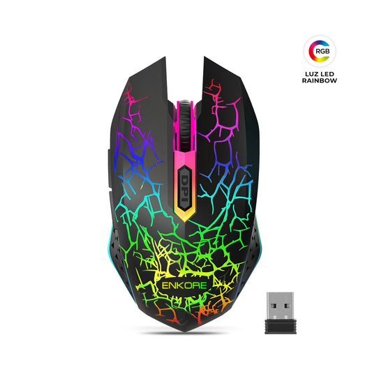 Mouse 3 Modos: BT/Inalámbrico/Recargable 1600DPI Active 3 EKM 500