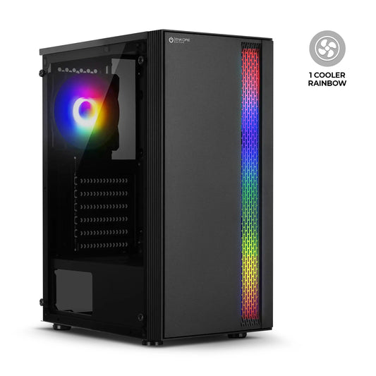 Gabinete Gamer ATX RGB 3 Coolers Rainbow Active ENC 3000