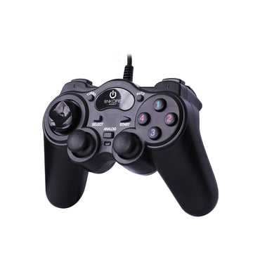 Gamepad USB con Vibración 14 Botones Addict ENK G300