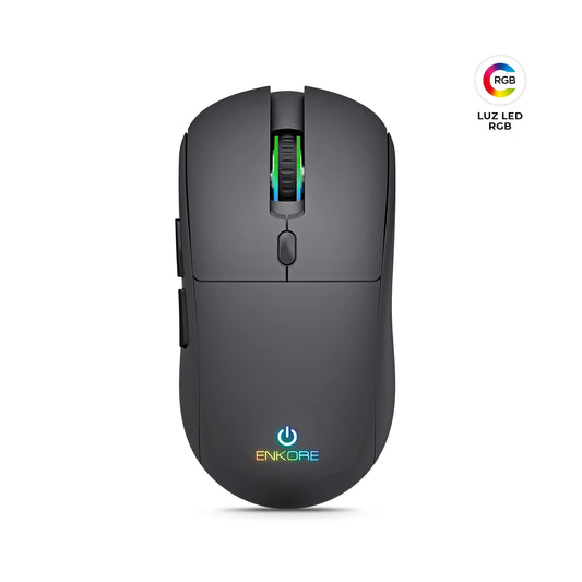 Mouse Gamer 3 Modos: BT/Inalámbrico/Recargable 3200DPI Falcon 3 EKM M322-3m