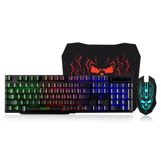 Kit Gamer 3 en 1 Teclado+Mouse+Pad Brain3 ENT G1005-3