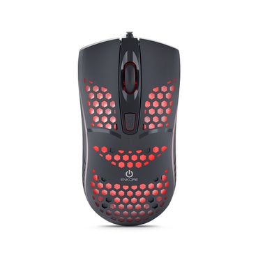 Mouse Gamer LED 4B 1600DPI Blanco Ingravide EKM 118W