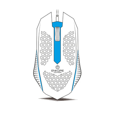 Mouse Gamer LED 1000DPI Levitron EKM 107