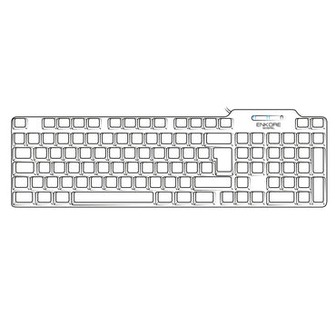 Teclado Oficina Alámbrico Gospel ENK 300