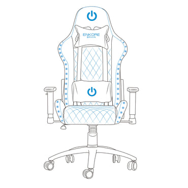 Silla Gamer RGB 2D Brain ENC GC1003+