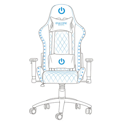 Silla Gamer RGB 2D Brain ENC GC1003+