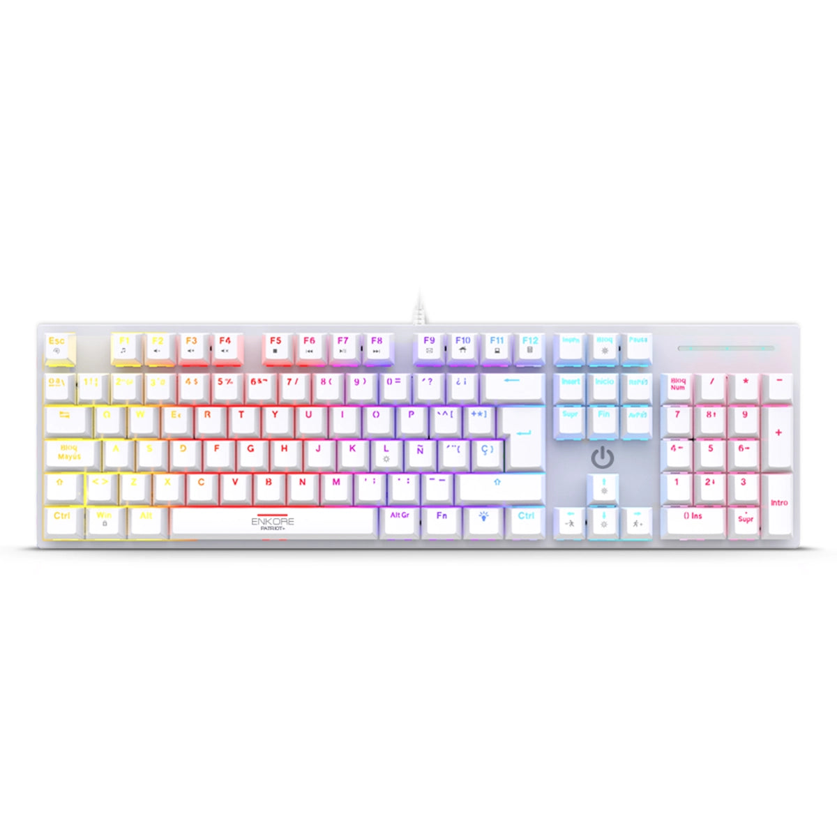 Teclado Gamer Mecánico Rainbow LED Patriot+ ENK 1013+