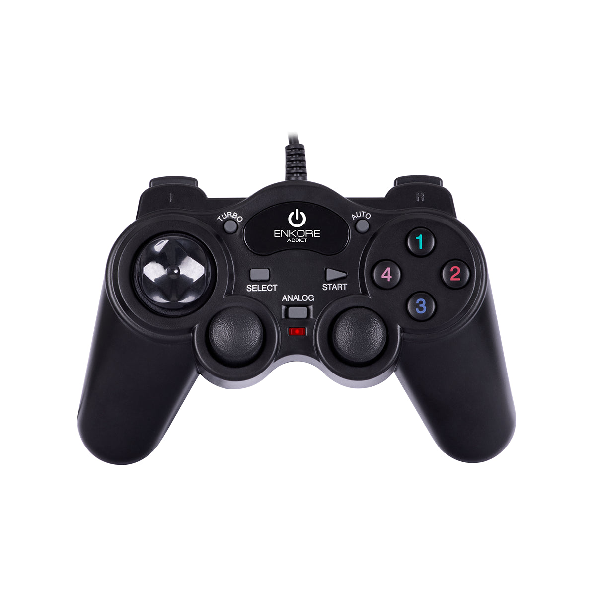 Gamepad USB con Vibración 14 Botones Addict ENK G300