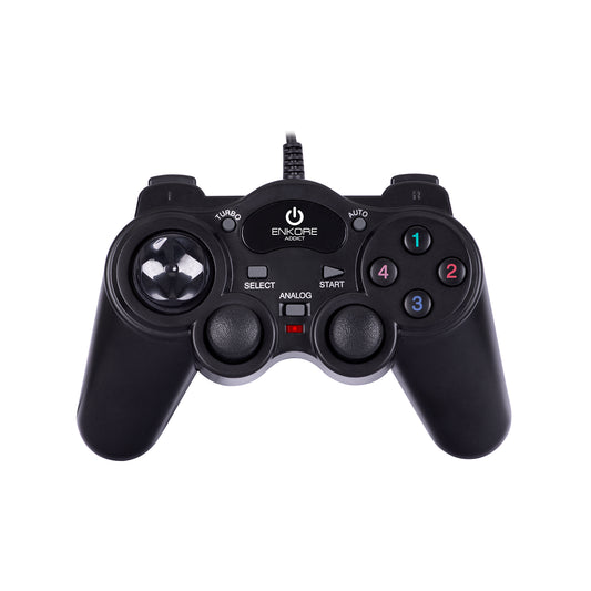 Gamepad USB con Vibración 14 Botones Addict ENK G300