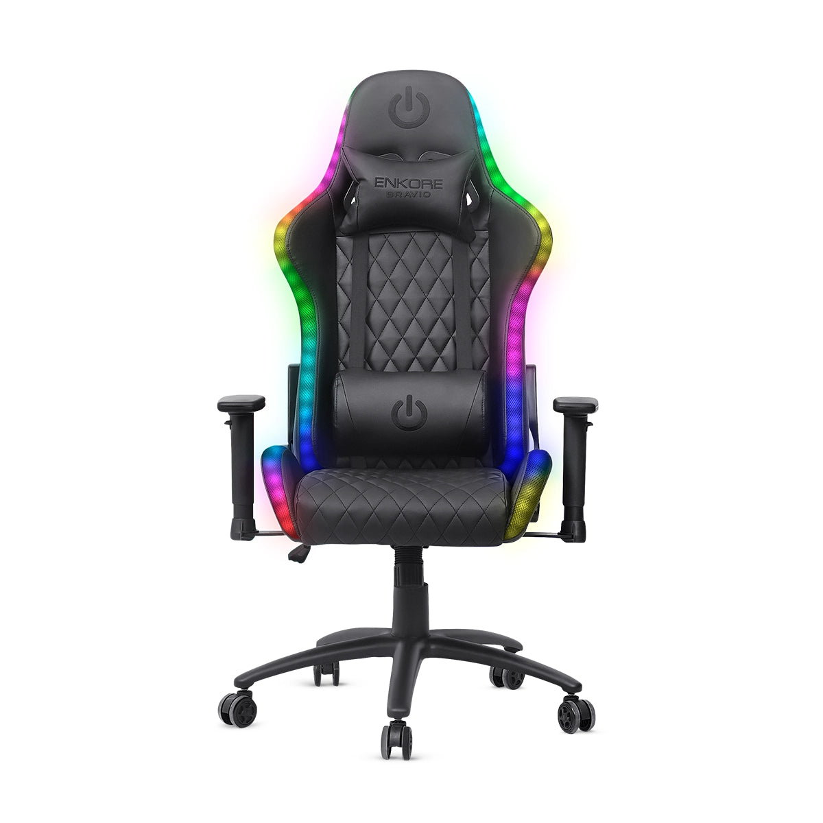 Silla Gamer Black Bravio ENC GC1002+RGB