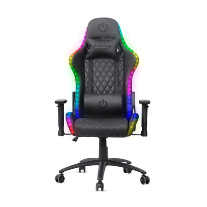 Silla Gamer Black Bravio ENC GC1002+RGB