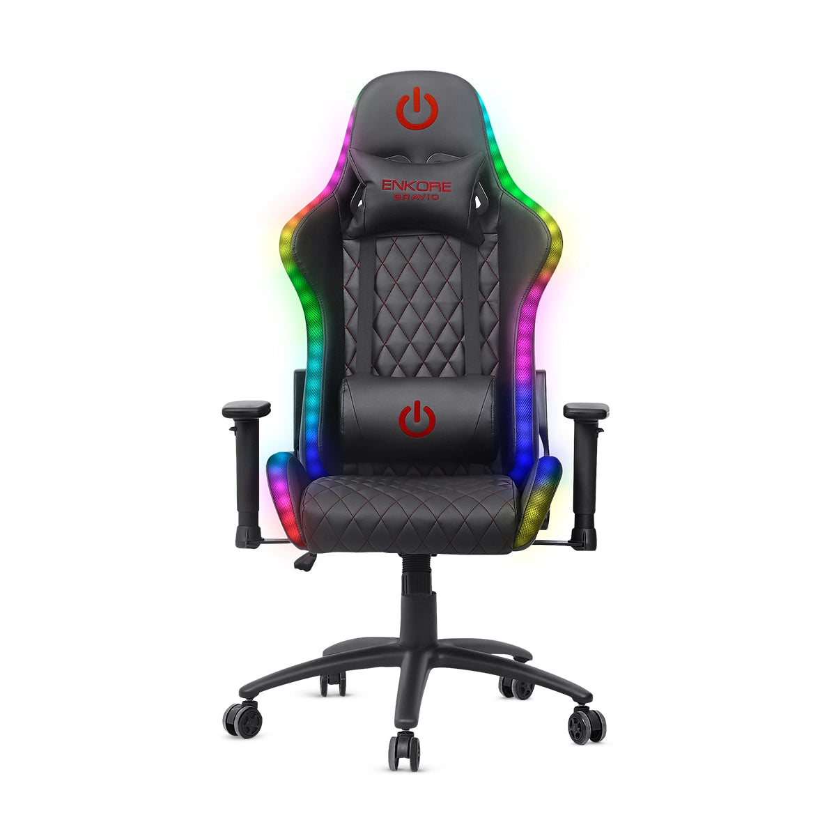 Silla Gamer Black Bravio ENC GC1002+RGB