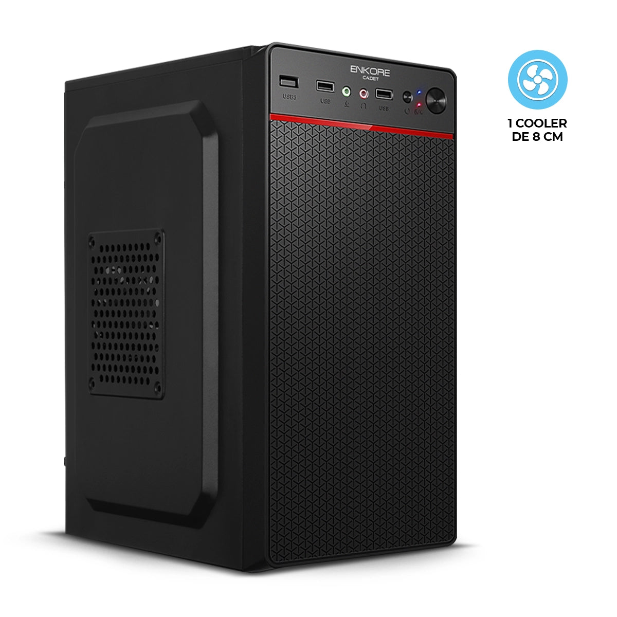 Gabinete Oficina MATX con Fuente de 230W Cadet ENC 1002