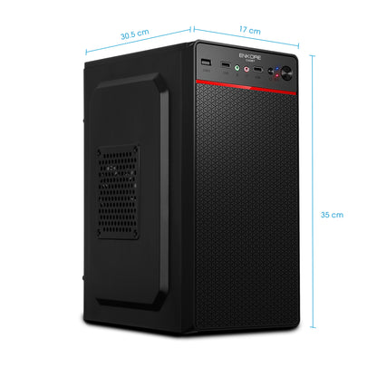 Gabinete Oficina MATX con Fuente de 230W Cadet ENC 1002