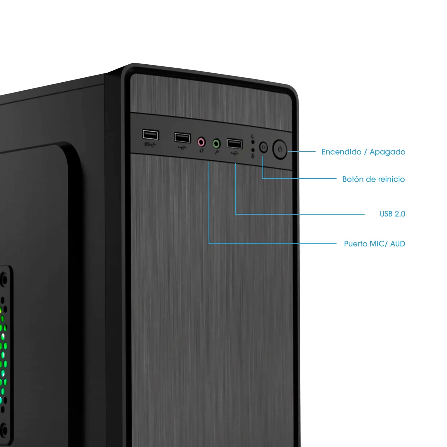 Gabinete Oficina MATX con Fuente de 230W Nitro ENC 1000