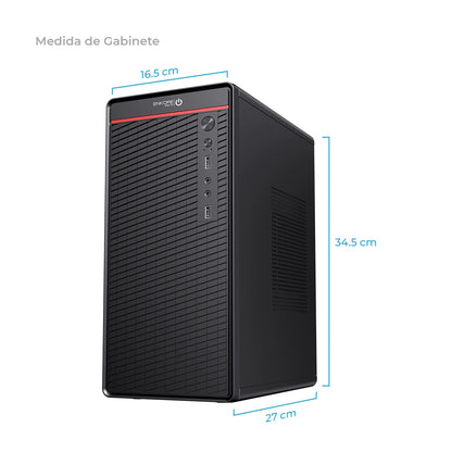 Gabinete Oficina MATX con Fuente de 230W Delta ENC 1017