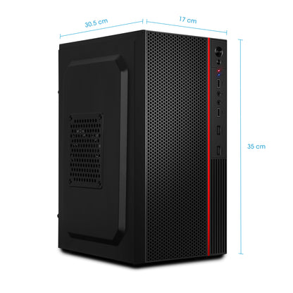 Gabinete Oficina MATX con Fuente de 230W Fussion ENC 1003