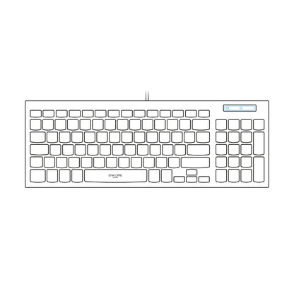 Teclado Oficina Multimedia Alámbrico 96 teclas Excel ENK 501