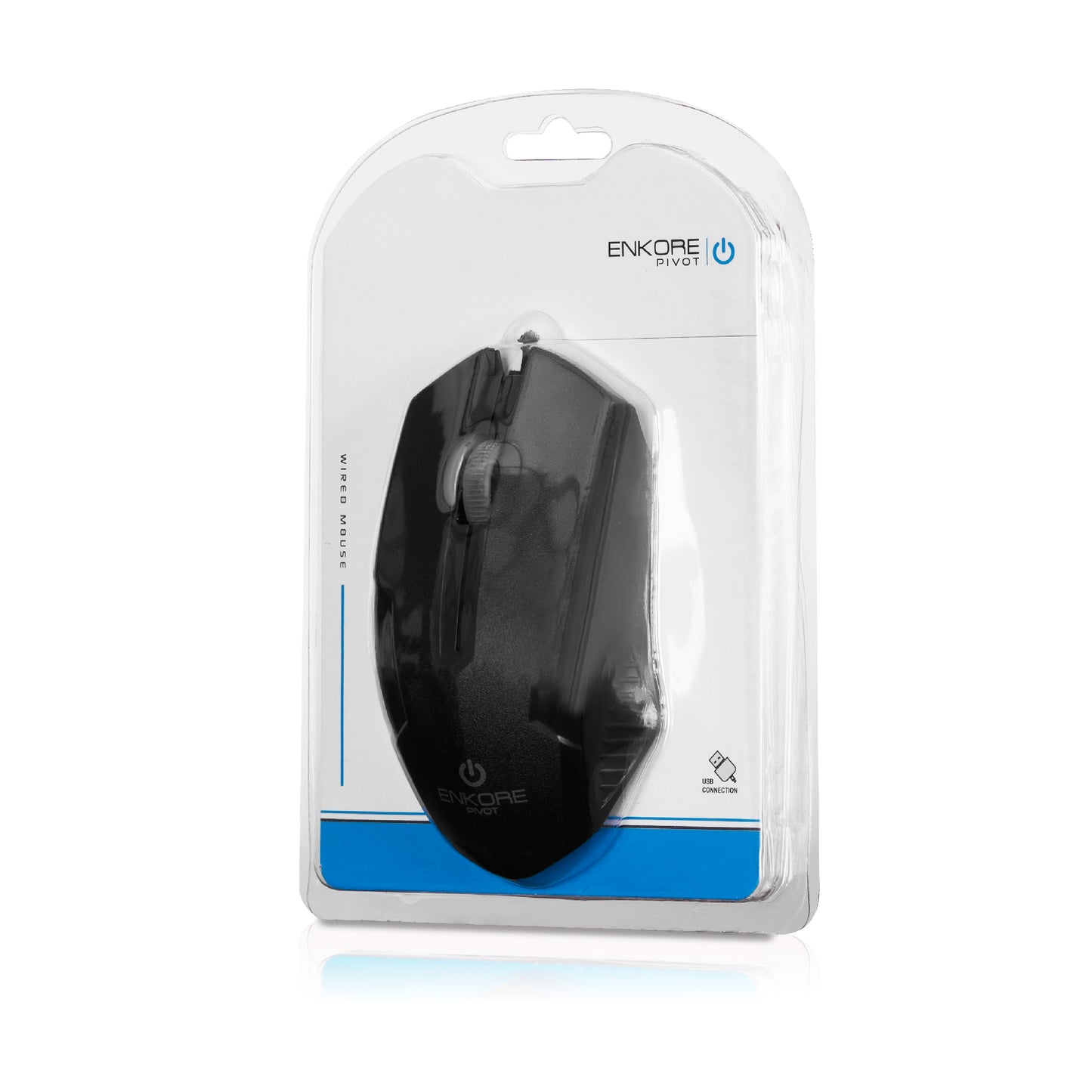 Mouse Oficina Alámbrico 1000DPI Pivot EKM 105