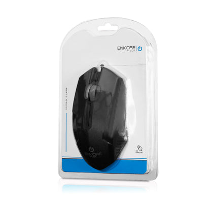 Mouse Oficina Alámbrico 1000DPI Pivot EKM 105