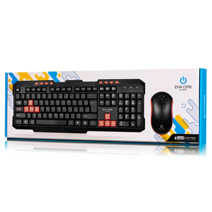 Kit Oficina Multimedia Alámbrico Teclado + Mouse Cadet ENT 315