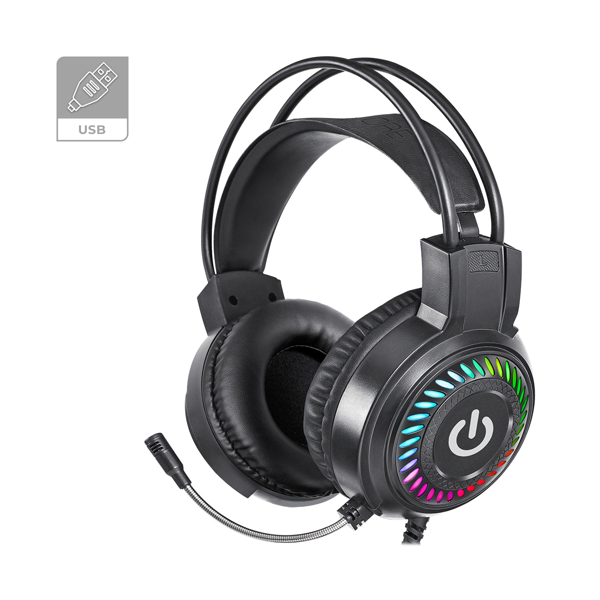 Auricular Gamer Rainbow USB 5.1  Falcon EKHG1002U