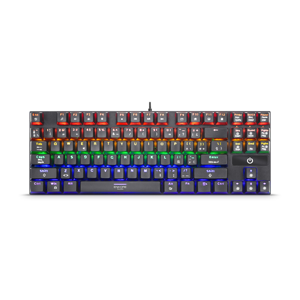 Kit Gamer 3 en 1 Teclado+Mouse+Pad Falcon ENT G2000-3