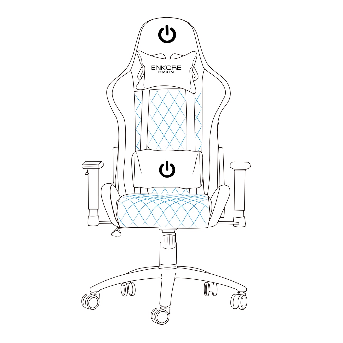 Silla Gamer 2D Brain ENC GC1003