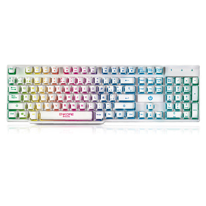 Teclado Gamer Membrana Rainbow LED Brain ENK 603