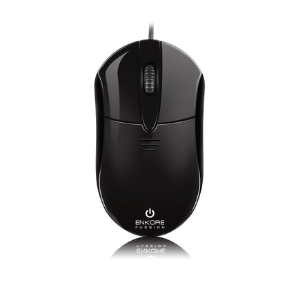 Mouse Oficina Alámbrico 1000DPI Fussion EKM 113
