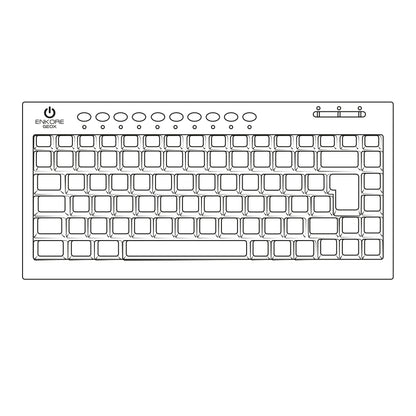 Teclado Oficina Multimedia Slim Geox ENK303