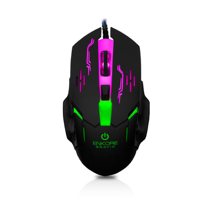 Mouse Gamer LED 6B 3600DPI Bravio EKM 313
