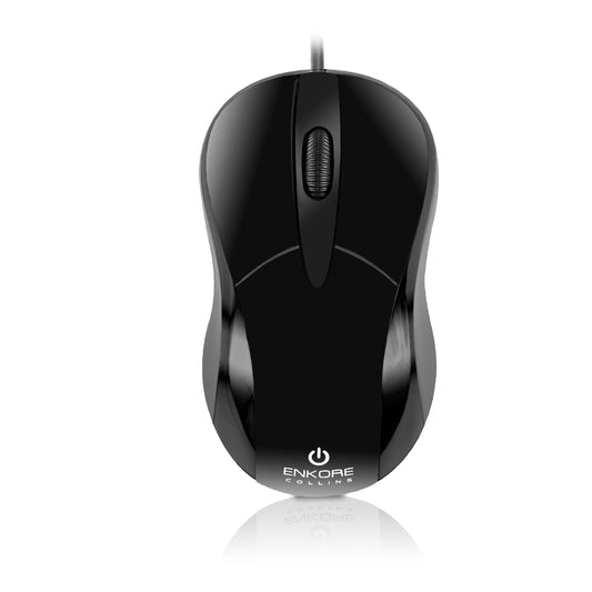 Mouse Oficina Alámbrico 1000DPI Collins EKM 104