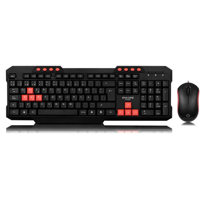 Kit Oficina Multimedia Alámbrico Teclado + Mouse Cadet ENT 315