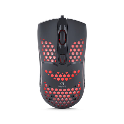 Mouse Gamer LED 4B 1600DPI Blanco Ingravide EKM 118W