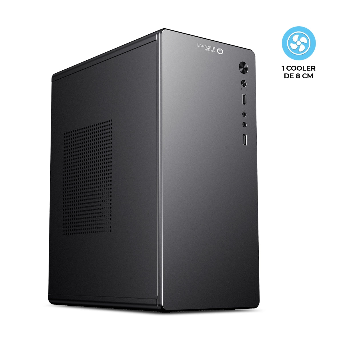 Gabinete Oficina MATX con Fuente de 230W Microm ENC 1019