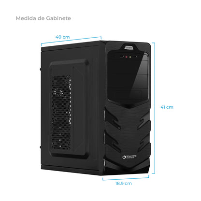 Gabinete Oficina MATX con Fuente de 230W Mistique ENK C2001