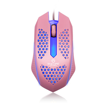 Mouse Gamer LED 1000DPI Levitron EKM 107