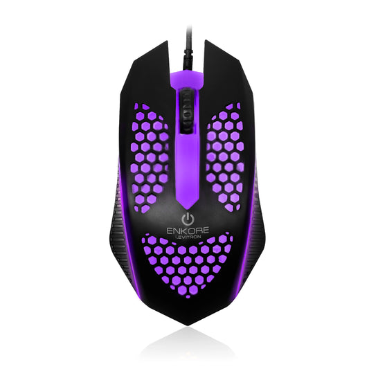 Mouse Gamer LED 1000DPI Levitron EKM 107