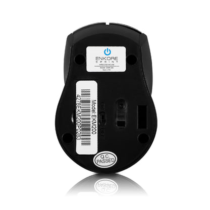 Mouse Dual: Inalámbrico/Bluetooth 1000DPI Sprint EKM 200-2m