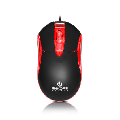 Mouse Óptico 1200DPI Savage EKM 106