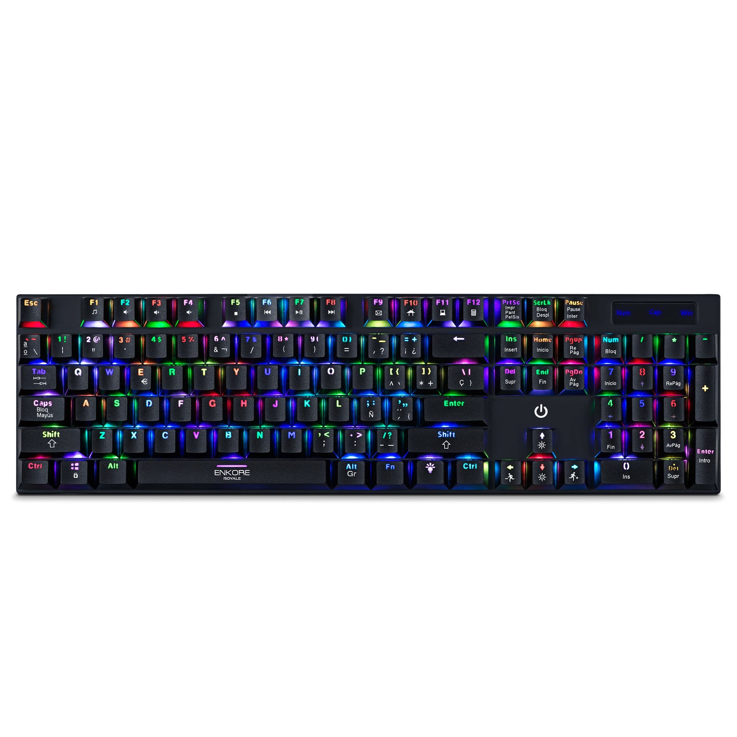 Teclado Gamer Mecánico RGB Royale ENK 1003