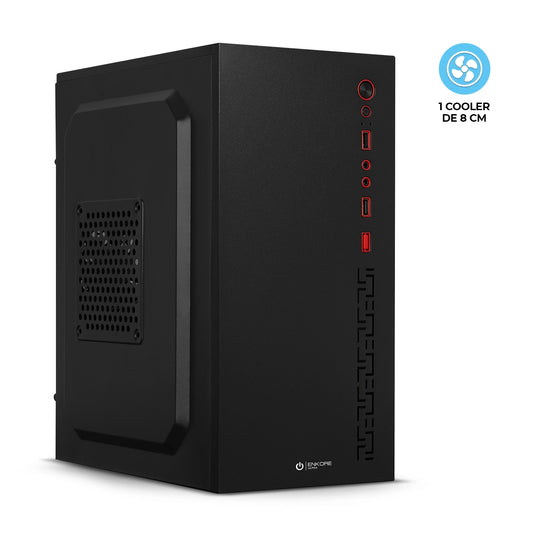 Gabinete Oficina MATX con Fuente de 230W Ultra ENC 1001