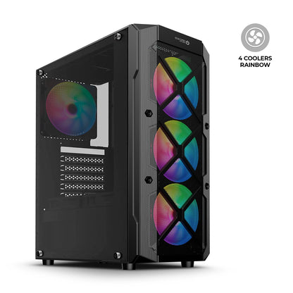 Gabinete Gamer ATX 4 Coolers Rainbow Winner 1 ENK 5002 - 1