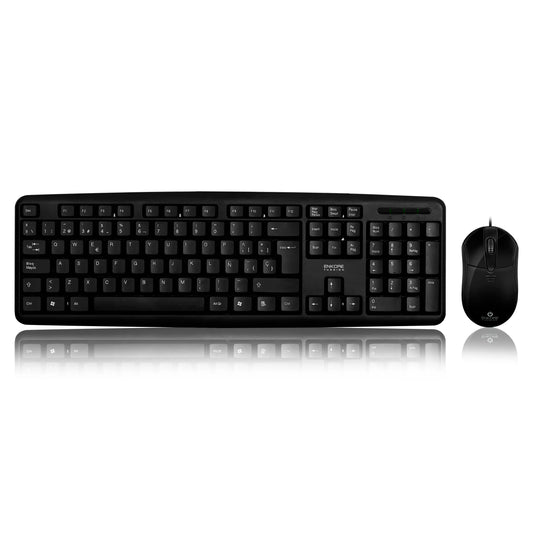 Kit Oficina Alámbrico Teclado + Mouse Fussion ENT 502