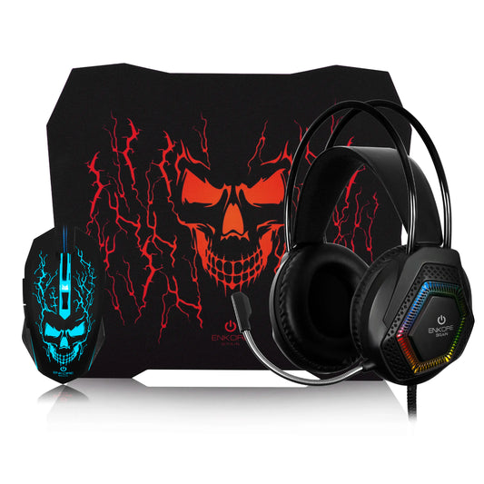 Kit Gamer 3 en 1 Mouse+Auricular+Pad Brain3 ENT G1005-3NBOOK