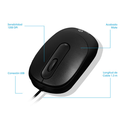 Mouse Óptico 1200DPI Access EKM 134