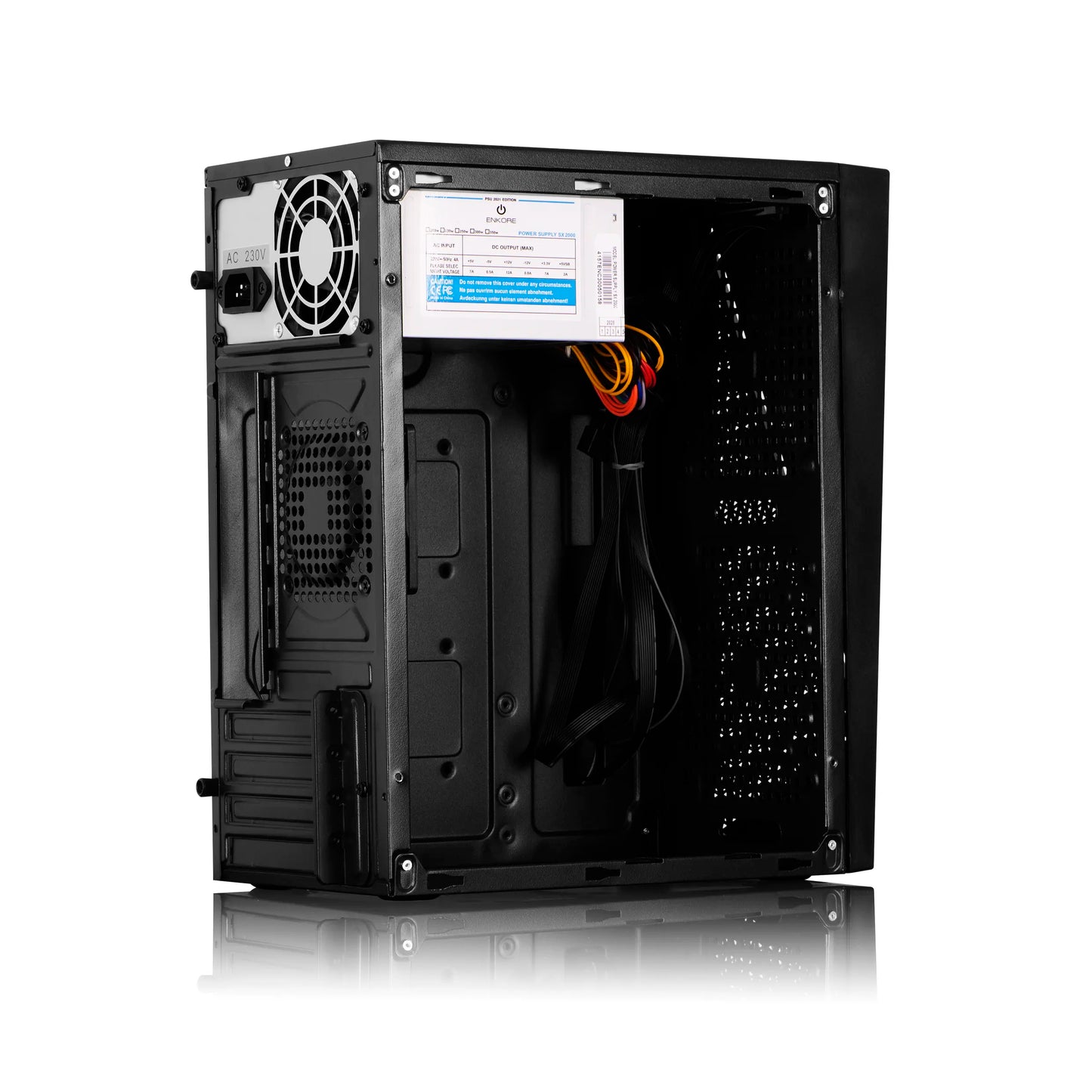 Gabinete Gamer MATX RGB con Fuente de 230W Patriot ENC 3005