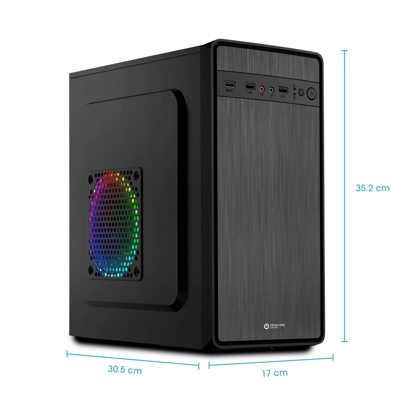 Gabinete Oficina MATX con Fuente de 230W Nitro ENC 1000