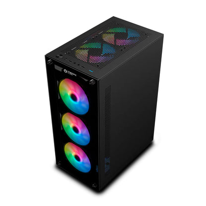 Gabinete Gamer ATX 4 Coolers Rainbow Falcon ENC 5000